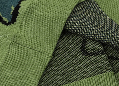 Cute Dinosaur Cardigan inner fabric