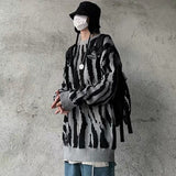Zebra Pattern Retro Sweater