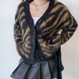 Loose Vintage Leopard Sweater