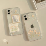 Soft Flower Mobile Phone Case For iPhone