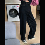 Vintage High Waist Black Denim Jeans