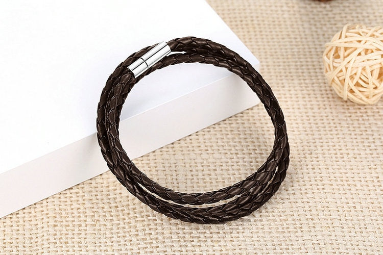 Long Chain Adjustable Magnet Buckle Bracelet