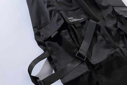Ribbon Buckle Cargo Pants