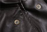 Vintage Removable Fur Leather Jacket
