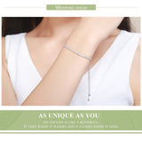 Sparkling Strand Bracelet 925 Sterling Silver
