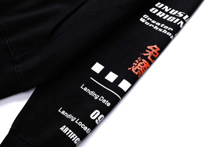 The Article Japanese Letter Print Hoodie