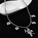 Grunge Angel Cupid Punk Necklace