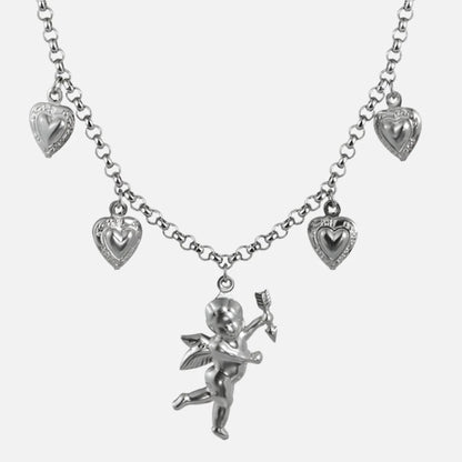 Grunge Angel Cupid Punk Necklace