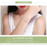 Sparkling Strand Bracelet 925 Sterling Silver