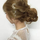 Moonlit Chain Hair Clip