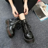 Zipper Flat High Heel PU Leather Angle Boots