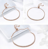 Sparkling Strand Bracelet 925 Sterling Silver