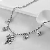 Grunge Angel Cupid Punk Necklace