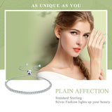 Sparkling Strand Bracelet 925 Sterling Silver