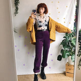 Galactic Graphic Transparent Long Sleeve Slim T-shirt