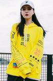 The Article Japanese Letter Print Hoodie