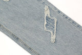 Love Embroidery Heart Jeans