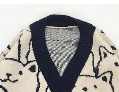 Knitted Cats Sweater