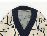 Knitted Cats Sweater