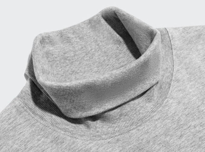 Autumn Blank Turtleneck T-shirt