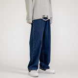 Solid Classic Baggy Jeans