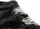 Tie Dye Print Denim Pants