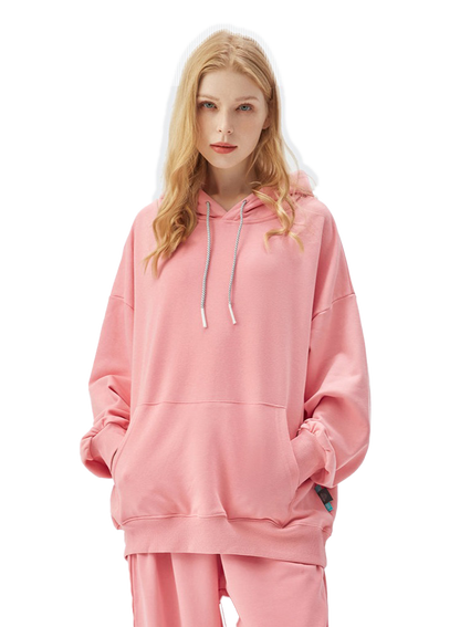 Terry Blank Solid Color Hoodie DAXUEN