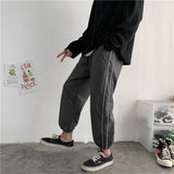 Solid Color Drawstring Joggers Pants