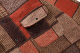 Color Block Retro Patchwork Shirt