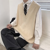 Retro Casual Knitted Vest