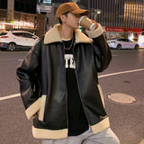 Thick Wool Leather Jacket