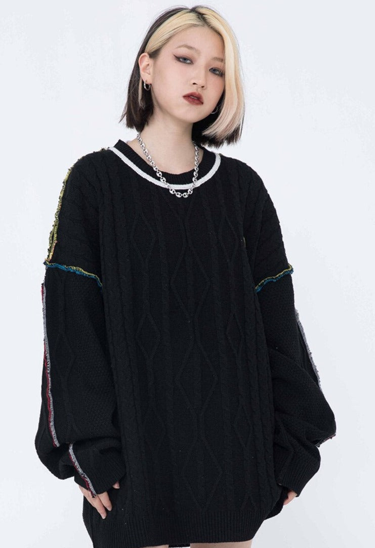 Retro Plain Sweater