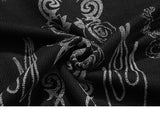 Effortless Rose Eye Scorpion Print Knitted Sweater