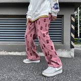 Corduroy Masked Baggy Pants