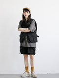 Women Multi-Pocket Cargo Vest