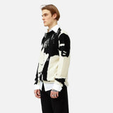 Streetwear Japanese Knitting Portrait Print Sweater