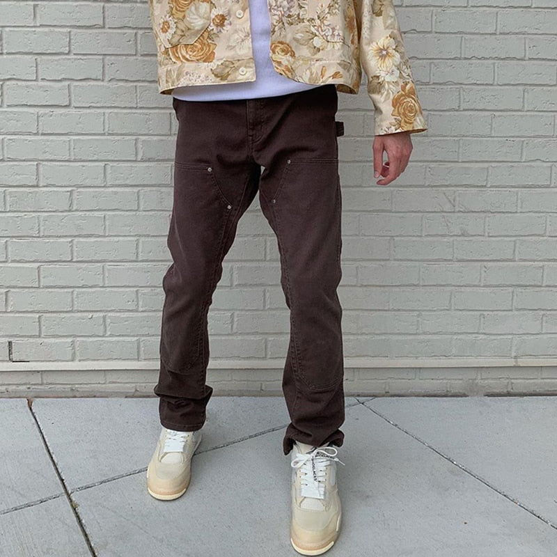 Back Ankle Zipper Pants