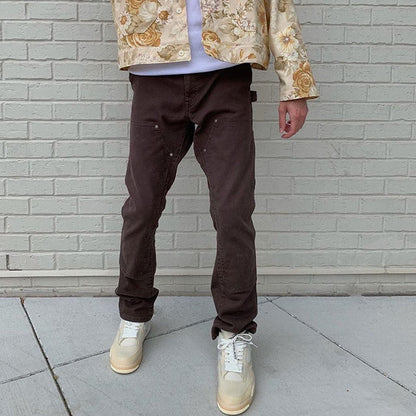 Back Ankle Zipper Pants