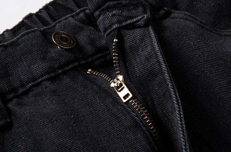 Wide-leg Baggy Denim Pants