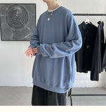 Solid Color Oversized Long Sleeve T-Shirt