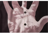 Hand Palm Short Sleeve Polo Shirt