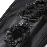 Women's High-waist Ripped Jeans