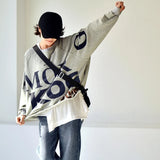 Comfort  Personality Broken Letter Sweatshirt