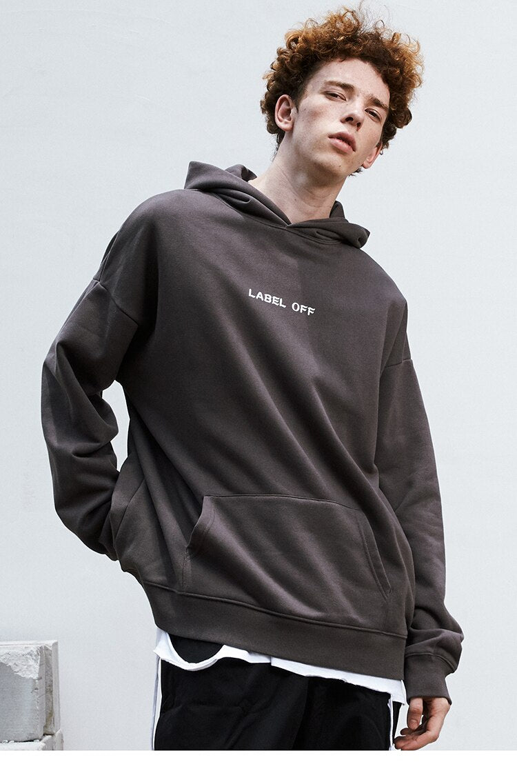 "Life is good" Earth Print Hoodie