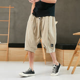 Calf-Length Casual Baggy Shorts