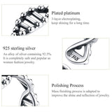 DNA 925 Sterling Silver Open Adjustable Finger Ring