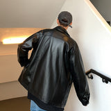 PU Leather Motorcycle Jacket