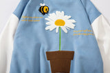 Daisy Flower Varsity Jacket