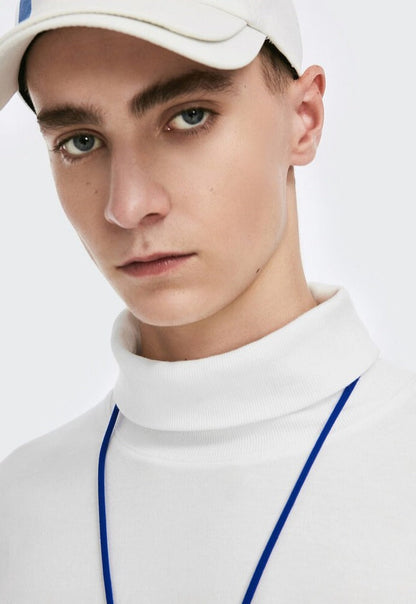 Autumn Blank Turtleneck T-shirt