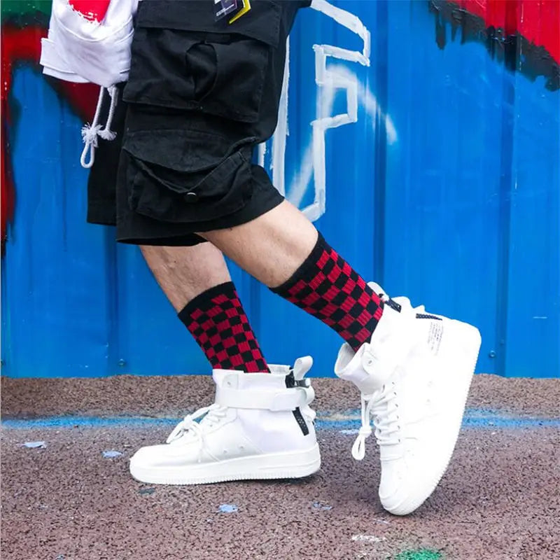 Checkered Vintage Y2K Socks